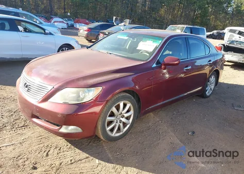 2007 Lexus Ls 460 из США, поврежденный, VIN JTHBL46F675044342